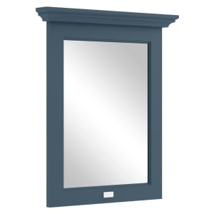 Bayswater Stiffkey Blue Flat Bathroom Mirror - 600mm