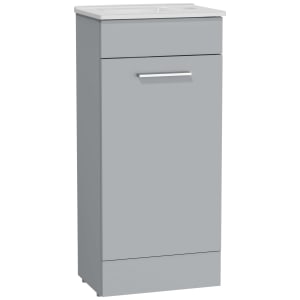 Holkham Light Grey Vanity Unit & Basin - 855 x 385mm