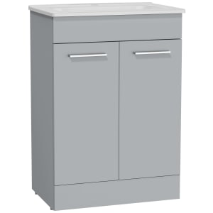 Holkham Light Grey Vanity Unit & Basin - 855 x 590mm