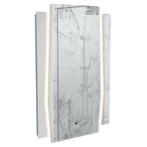 Sensio Gatsby Art Deco Colour Changing LED Bathroom Mirror - 900 x 600mm