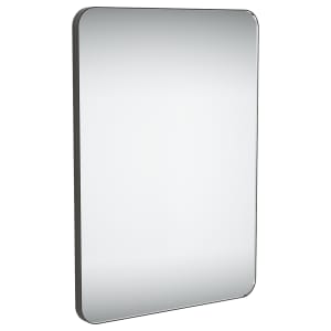 Sensio Leo Black Rectangular Bathroom Mirror - 700 x 500mm