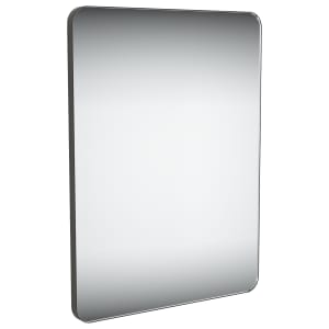 Sensio Leo Black Rectangular Bathroom Mirror - 800 x 600mm