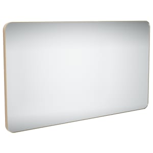 Sensio Leo Brass Rectangular Bathroom Mirror - 1000 x 600mm